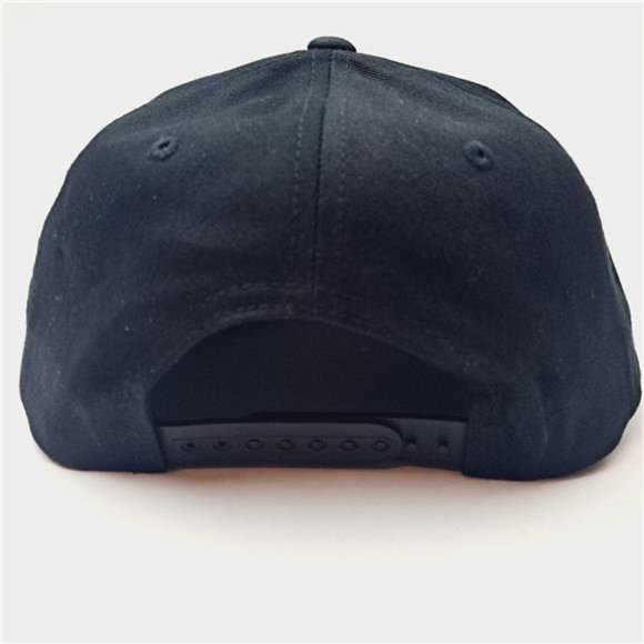 Detroit Tigers D Flat Bill Cap Hat Trucker Snapback Black Solid Baseball Gorra - Picture 3 of 5